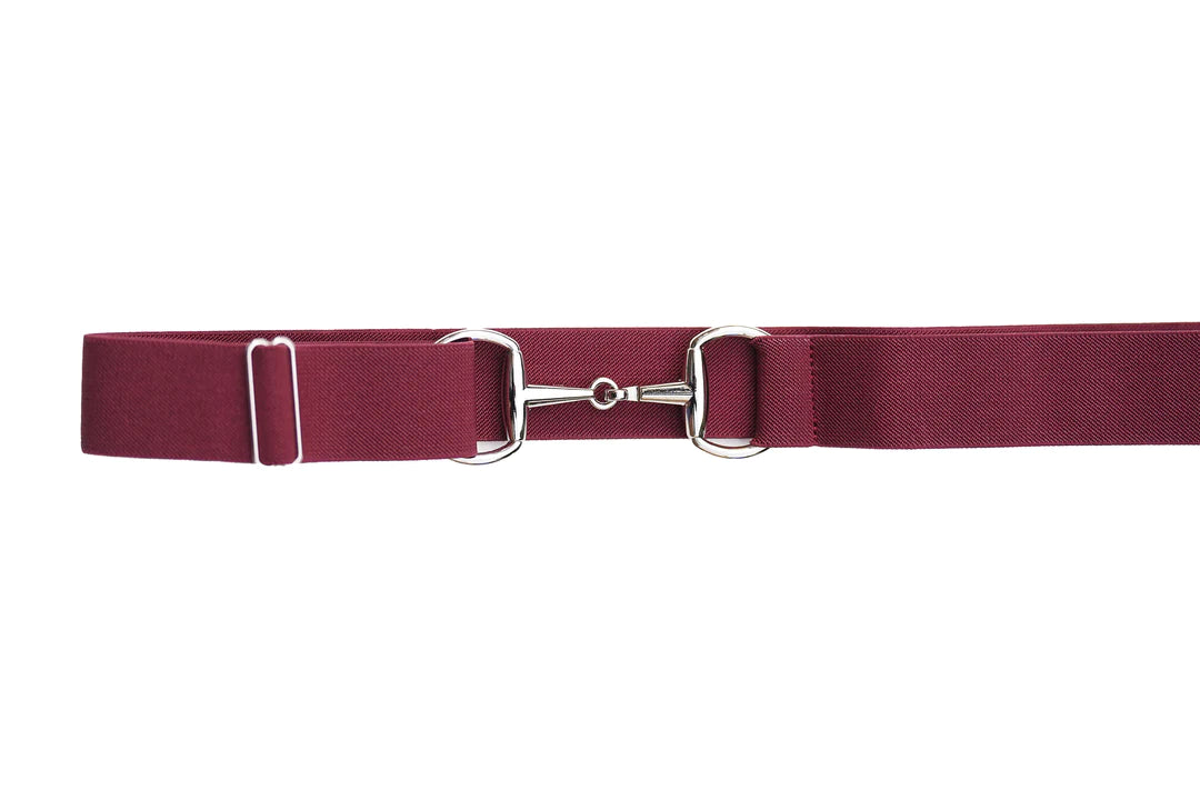 Burgundy Snaffle Belt