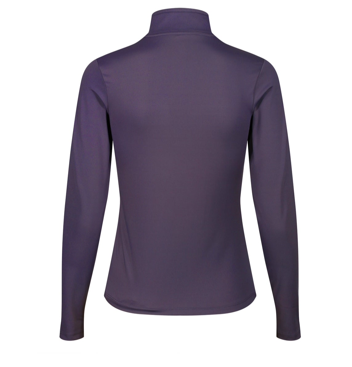purple long-sleeve shirt against a white background