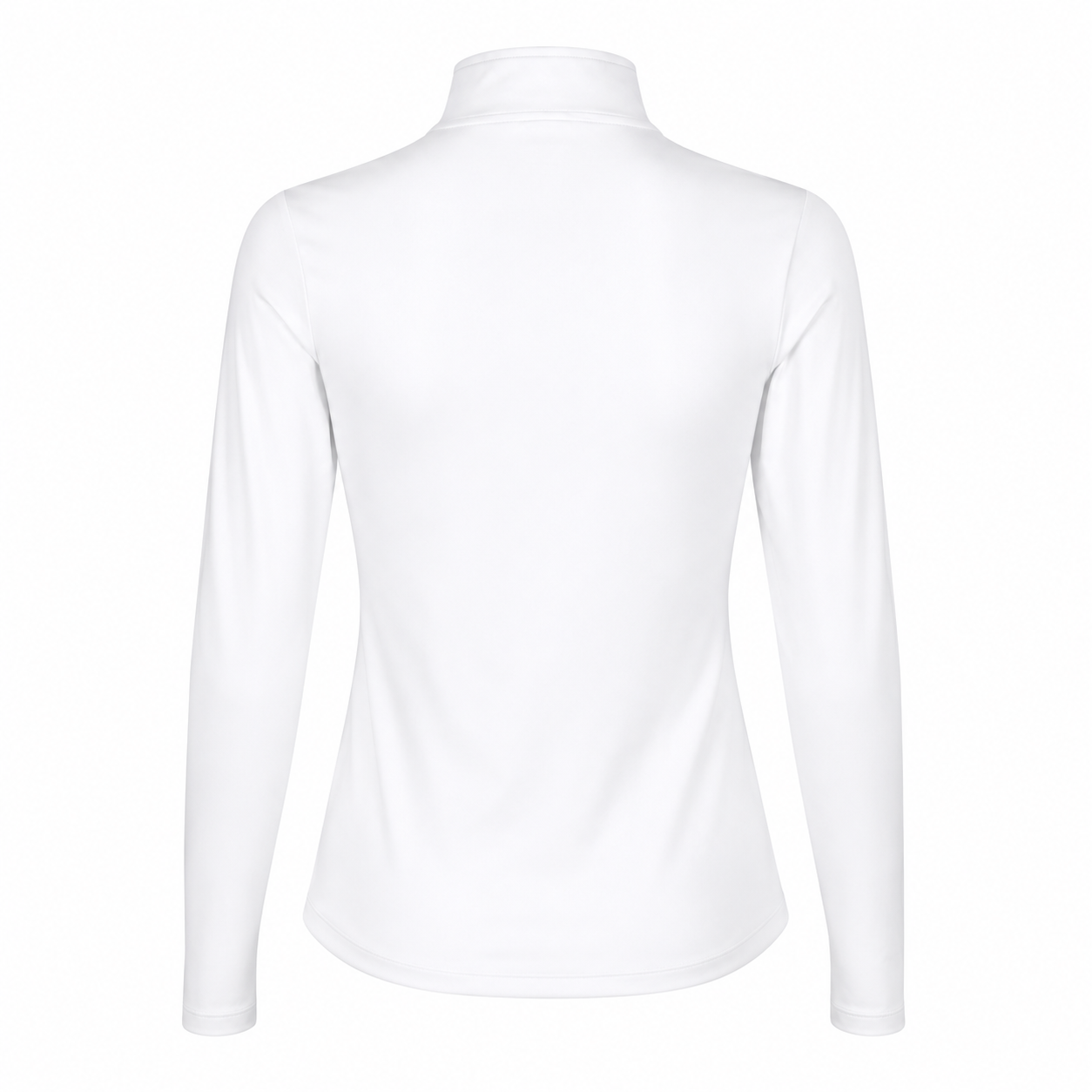 White long-sleeve shirt on a white background