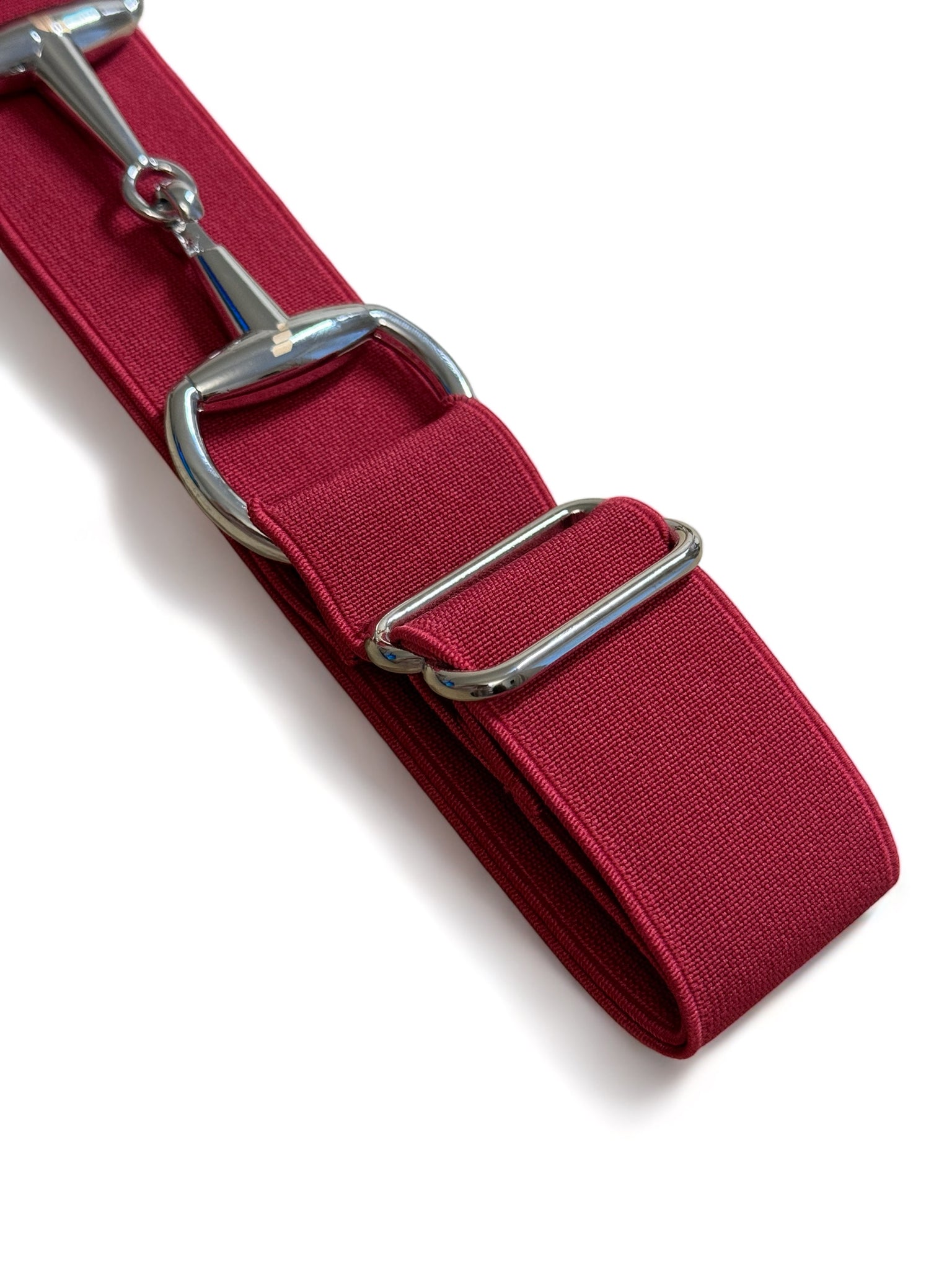 Burgundy Snaffle Belt