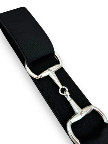 Equestrian Snaffle Belt Competition Black